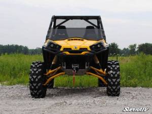SuperATV - SuperATV Half Windshield for Can-Am (2011-20) Commander (Standard Polycarbonate - Dark Tint) - Image 3