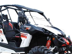 SuperATV - SuperATV Half Windshield for Can-Am (2013-18) Maverick (Scratch Resistant Polycarbonate - Clear) - Image 1