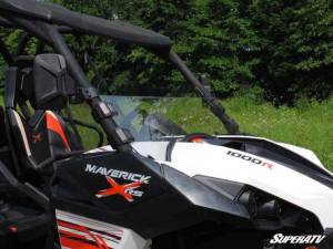 SuperATV - SuperATV Half Windshield for Can-Am (2013-18) Maverick (Scratch Resistant Polycarbonate - Clear) - Image 5