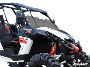SuperATV - SuperATV Half Windshield for Can-Am (2013-18) Maverick (Standard Polycarbonate - Dark Tint) - Image 2