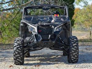 SuperATV - SuperATV Half Windshield for Can-Am (2017-26) Maverick X3 (Scratch Resistant Polycarbonate - Clear) - Image 2