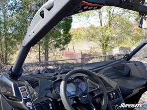 SuperATV - SuperATV Half Windshield for Can-Am (2017-26) Maverick X3 (Scratch Resistant Polycarbonate - Clear) - Image 5