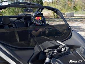 SuperATV - SuperATV Half Windshield for Can-Am (2017-26) Maverick X3 (Standard Polycarbonate - Dark Tint) - Image 5