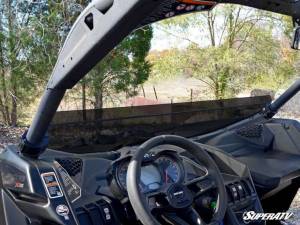 SuperATV - SuperATV Half Windshield for Can-Am (2017-26) Maverick X3 (Standard Polycarbonate - Dark Tint) - Image 6