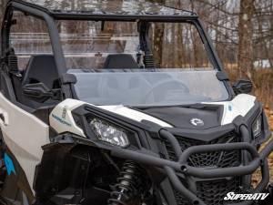 SuperATV - SuperATV Half Windshield for Can-Am (2018-26) Maverick Trail (Scratch Resistant Polycarbonate - Clear) - Image 4