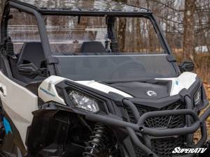 SuperATV - SuperATV Half Windshield for Can-Am (2018-26) Maverick Trail (Standard Polycarbonate - Dark Tint) - Image 2
