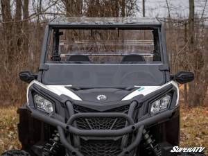 SuperATV - SuperATV Half Windshield for Can-Am (2018-26) Maverick Trail (Standard Polycarbonate - Dark Tint) - Image 3