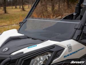 SuperATV - SuperATV Half Windshield for Can-Am (2018-26) Maverick Trail (Standard Polycarbonate - Dark Tint) - Image 7