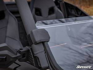 SuperATV - SuperATV Half Windshield for Can-Am (2019-26) Maverick Sport (Scratch Resistant Polycarbonate - Clear) - Image 3