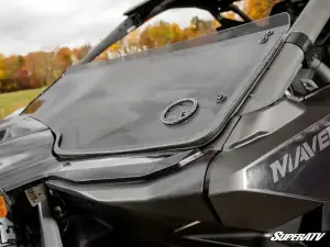 SuperATV - SuperATV Half Windshield for Can-Am (2024-26) Maverick R (Standard Polycarbonate - Dark Tint) - Image 6