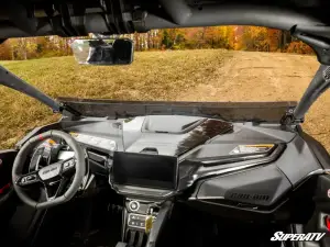SuperATV - SuperATV Half Windshield for Can-Am (2024-26) Maverick R (Standard Polycarbonate - Dark Tint) - Image 8