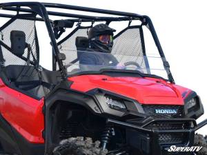 SuperATV - SuperATV Half Windshield for Honda (2016-26) Pioneer 1000 (Scratch Resistant Polycarbonate -Clear) - Image 7