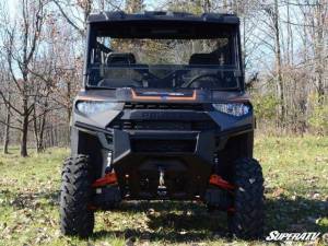 SuperATV - SuperATV Half Windshield for Polaris (2015-26) Ranger XP 1000 (Standard Polycarbonate- Dark Tint) - Image 2