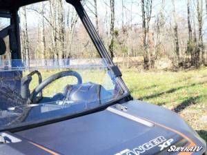 SuperATV - SuperATV Half Windshield for Polaris (2015-26) Ranger XP 1000 (Scratch Resistant Polycarbonate - Clear) - Image 6
