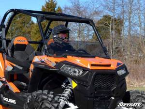SuperATV - SuperATV Half Windshield for Polaris (2016-18) RZR XP Turbo (Scratch Resistant Polycarbonate - Light Tint) - Image 4