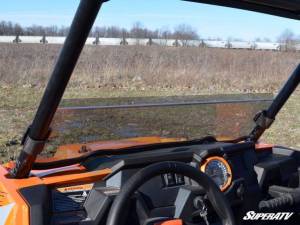 SuperATV - SuperATV Half Windshield for Polaris (2016-18) RZR XP Turbo (Scratch Resistant Polycarbonate - Light Tint) - Image 5