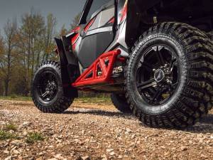 SuperATV - SuperATV Heavy Duty Tube Rock Sliders for Polaris (2015-20) RZR 900 (Red) - Image 4