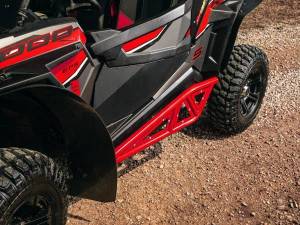 SuperATV - SuperATV Heavy Duty Tube Rock Sliders for Polaris (2015-20) RZR 900 (Red) - Image 6