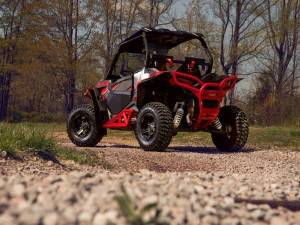SuperATV - SuperATV Heavy Duty Tube Rock Sliders for Polaris (2015-20) RZR 900 (Red) - Image 2