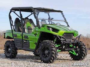 SuperATV - SuperATV High Clearance 1.5" Forward Offset A Arms for Kawasaki (2012-26) Teryx (Use Existing Ball Joints, Green) - Image 4