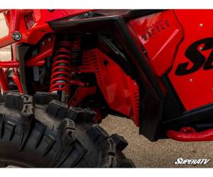 SuperATV - SuperATV Inner Fender Guards for Polaris (2016-24) RZR XP Turbo (Red) - Image 5