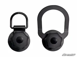 SuperATV - SuperATV Latch And Go Tie Downs for Polaris (2016-26) General (Rubber Medium Swivel) - Image 2