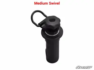 SuperATV - SuperATV Latch And Go Tie Downs for Polaris (2016-26) General (Rubber Medium Swivel) - Image 4