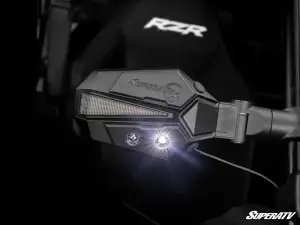SuperATV - SuperATV Lighted Side-View Mirrors for Polaris (2013-26) General / Ranger, Pro-Fit - Image 3