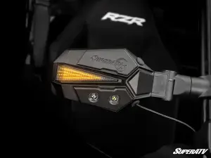SuperATV - SuperATV Lighted Side-View Mirrors for Polaris (2013-26) General / Ranger, Pro-Fit - Image 2