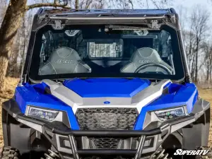 SuperATV - SuperATV Maxdrive Power Flip Glass Windshield for Polaris (2016-24) General 1000 (w/ Wiper and Washer Kit) - Image 2