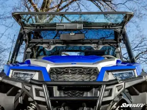 SuperATV - SuperATV Maxdrive Power Flip Glass Windshield for Polaris (2020-24) General XP 1000 (w/out Wiper and Washer Kit) - Image 3