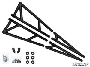 SuperATV - SuperATV Nerf Bars for Polaris (2014-23) RZR XP 4 1000 (4 Seater, Red) - Image 7