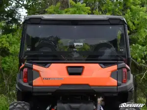 SuperATV - SuperATV Primal Soft Cab Enclosure Upper 2 Doors for Polaris (2020-26) General XP 1000 (2 Seat, Standard Polycarbonate - Light Tint  Rear Windshield) - Image 9