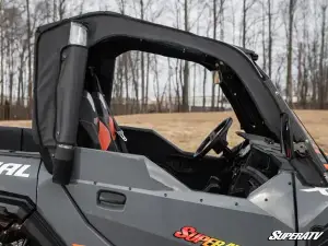 SuperATV - SuperATV Primal Soft Cab Enclosure Upper 2 Doors for Polaris (2020-26) General XP 1000 (2 Seat, Standard Polycarbonate - Light Tint  Rear Windshield) - Image 5