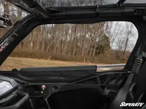 SuperATV - SuperATV Primal Soft Cab Enclosure Upper Doors for Can-Am (2018-26) Maverick Trail (w/ Standard Polycarbonate - Clear) - Image 4