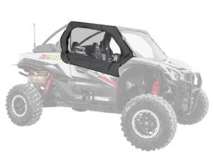 SuperATV - SuperATV Primal Soft Cab Enclosure Upper Doors for Kawasaki (2020-26) Teryx KRX 1000 (w/out Rear Windshield) - Image 1