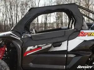 SuperATV - SuperATV Primal Soft Cab Enclosure Upper Doors for Kawasaki (2020-26) Teryx KRX 1000 (w/out Rear Windshield) - Image 4