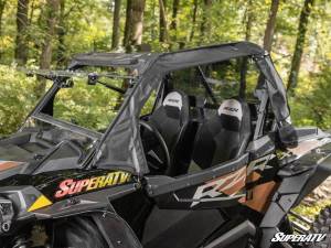 SuperATV - SuperATV Primal Soft Cab Enclosure Upper Doors for Polaris (2016-21) RZR XP Turbo (Standard Polycarbonate - Dark Tint Rear Windshield) - Image 8