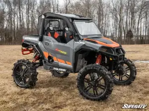 SuperATV - SuperATV Primal Soft Cab Enclosure Upper Doors for Polaris (2020-26) General XP 1000 (2 Seat, Standard Polycarbonate - Dark Tint Rear Windshield) - Image 6