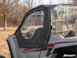 SuperATV - SuperATV Primal Soft Cab Enclosure Upper Doors for Yamaha (2021-26) Wolverine RMAX 2 1000 (Standard Polycarbonate - Light Tint Rear Windshield) - Image 2