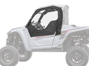 SuperATV - SuperATV Primal Soft Cab Enclosure Upper Doors for Yamaha (2021-26) Wolverine RMAX 2 1000 (Standard Polycarbonate - Light Tint Rear Windshield) - Image 1