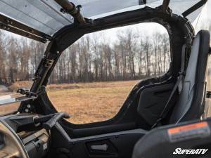 SuperATV - SuperATV Primal Soft Cab Enclosure Upper Doors for Yamaha (2021-26) Wolverine RMAX 2 1000 (Standard Polycarbonate - Light Tint Rear Windshield) - Image 6