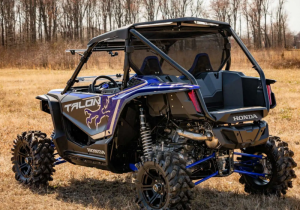 SuperATV - SuperATV Primal Soft Cab Enclosure Upper Doors for Honda (2019-26) Talon 1000 (Standard Doors, w/ Standard Polycarbonate - Dark Tint Rear Windshield) - Image 2