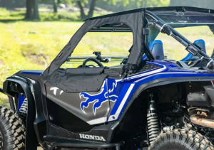 SuperATV - SuperATV Primal Soft Cab Enclosure Upper Doors for Honda (2019-26) Talon 1000 (Standard Doors, w/ Vented Rear Windshield - Light Tint) - Image 5