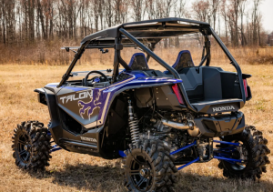 SuperATV - SuperATV Primal Soft Cab Enclosure Upper Doors for Honda (2019-26) Talon 1000 (w/ Standard Polycarbonate - Clear Rear Windshield) - Image 2