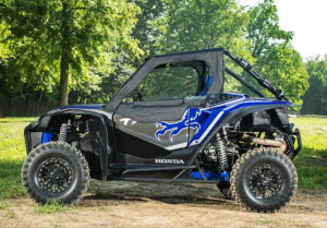SuperATV - SuperATV Primal Soft Cab Enclosure Upper Doors for Honda (2019-26) Talon 1000 (w/ Standard Polycarbonate - Clear Rear Windshield) - Image 4