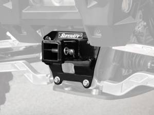 SuperATV - SuperATV Rear Receiver Hitch for Polaris (2018-21) RZR XP Turbo S (Black) - Image 1