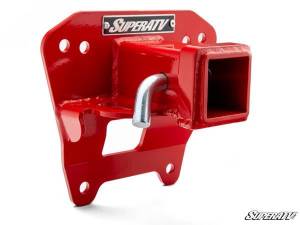 SuperATV - SuperATV Rear Receiver Hitch for Polaris (2018-21) RZR XP Turbo S (Red) - Image 6