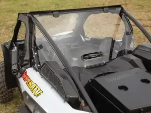 SuperATV - SuperATV Rear Vented Windshield for Kawasaki (2020-26) Teryx KRX 1000 - Image 8