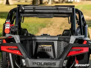SuperATV - SuperATV Rear Vented Windshield for Polaris (2022-24) RZR Turbo R (2 Seat w/ Rockford Fosgate Audio) - Image 2